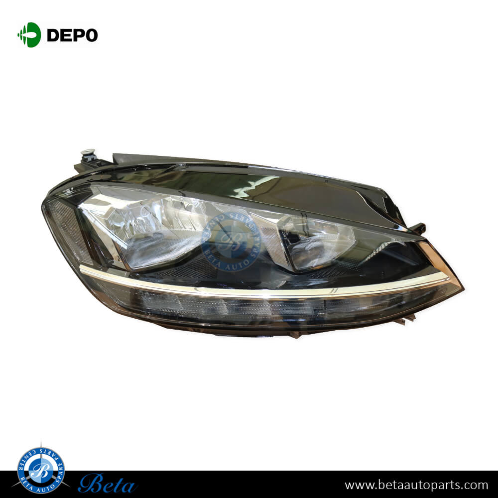 Right Side Headlamp LED for Volkswagen Golf 7.5 2017-2019 models Right Side Headlamp LED for Volkswagen Golf 7.5 2017-2019 models